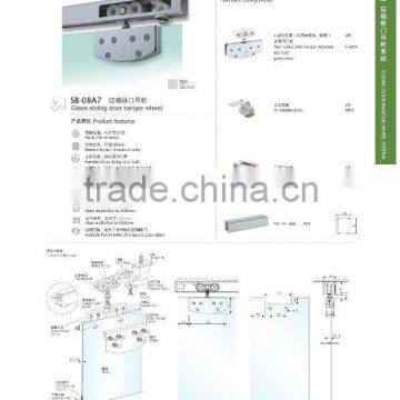 glass sliding door hanger wheel