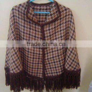 Alpaca Poncho Cape Peru