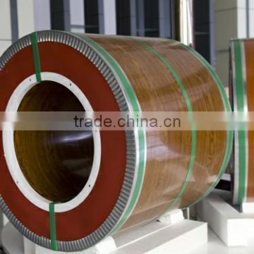 Sapele Wooden Color Decorative Pre Painted Galvanized Steel Coil