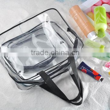 For Supermarket No Printing Ziplock PVC Cosmetic Plastic Bag