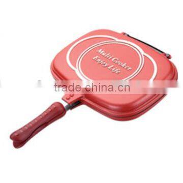 Die Cast Non Stick Coating Aluminium 36CM DOUBLE GRILL PAN