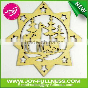 New Design die cut christmas wood Laser Craft