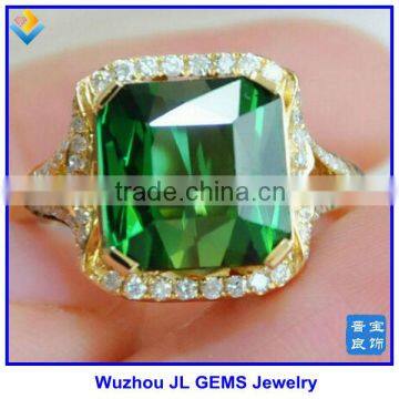 Silver Plating Stainless Steel Jewelry Of Gems Ring