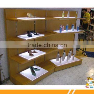 Factory price high quality acrylic LED display shelf