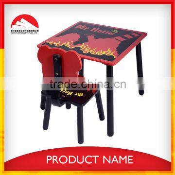 Colorful Carton Design Wooden Children Table and Chair photo-4
