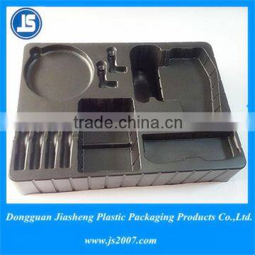 Smooth Black Plastic Packaging Tray For Tool