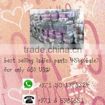 ASSORTED LADIES PANTS URGENT SALE 45KG BALE