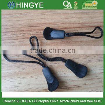 TPE material with cord zipper puller for handbag -- Z1505