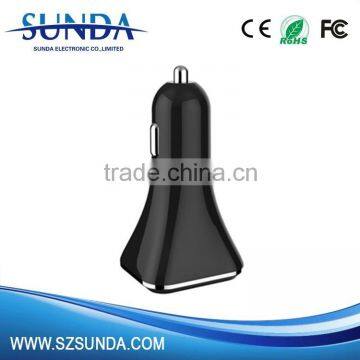 New Design White and Black Color Portable 3 Usb Car Charger Supplier's Choice photo-2