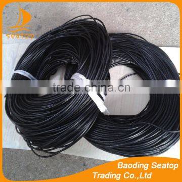 5mm genuine stingray round leather cord for wholesale