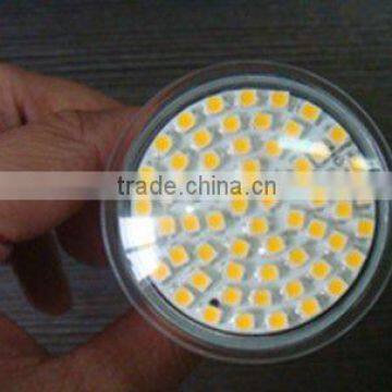 3.5W GU10 60 SMD with glass cover LED Spotlight