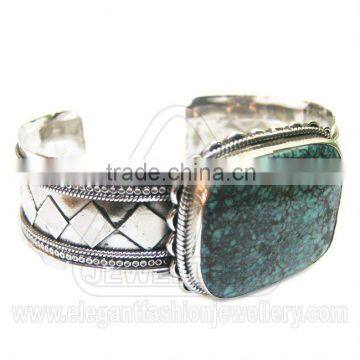 Solid 92.5 silver jewelelry Bangle,Turquosie bangle, sterling silver bangle bracelet