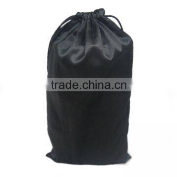 Promotional Customed Simple Black Cotton Pouches for Wholesaler photo-2