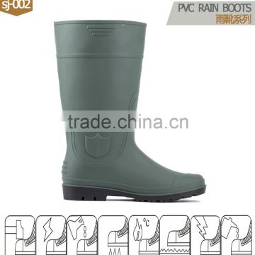 protable safety pvc rain boot for food industry boots