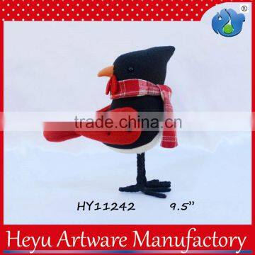 2015 Red and Black Animated Plush Christmas Ornament Crafts photo-3