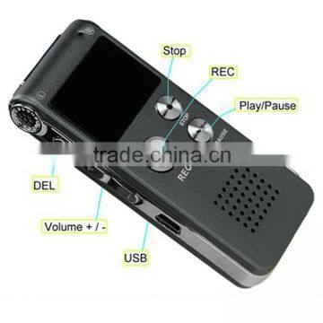 8GB Digital Voice Telephone conversations Recorder MP3 WMA Mic USB Digital Voice Recorder