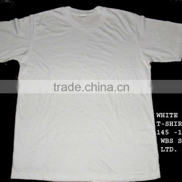 White T-shirts 100% Cotton single Jercy