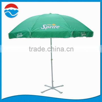 280CM*8K green color steel umbrella pole