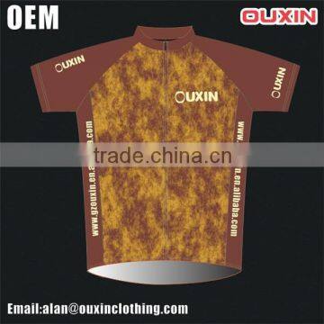 OEM China factory sublimaite superman cycling jersey