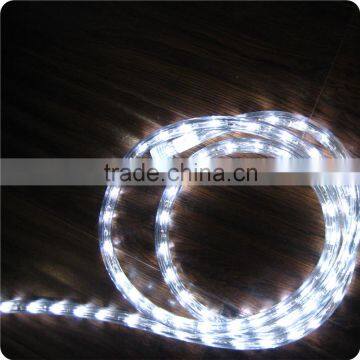 10mm 2wires 36leds 110v led thin rope light white