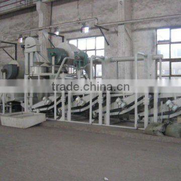 full set of sunflower seeds shelling and separating plant