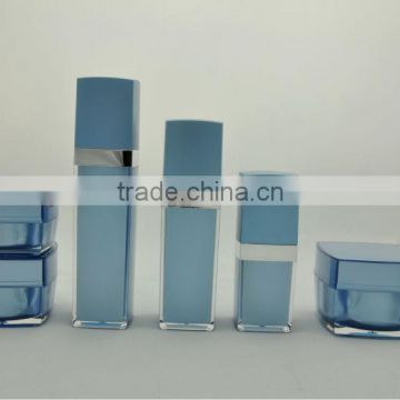 square shape 15ml 30ml 50ml acrylic jar and acrylic bottle