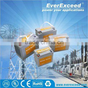 EverExceed deep cycle gel 12v lead acid battery