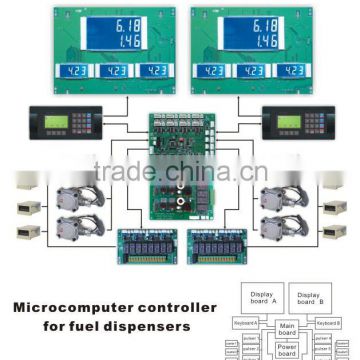 Microcomputer controller for fuel dispenser