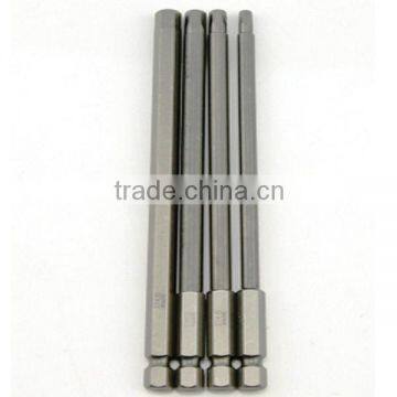 4pcs=One Set 150mm Lenth Hex Shank Magnetic Hex Head Screwdriver Bits Electric Screwdriver Bits AR-18