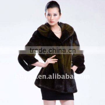 2011 Hot Sell Mink Fur Coat