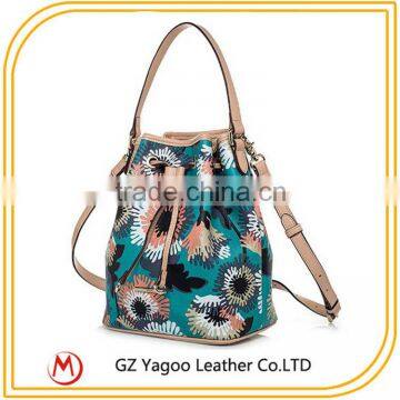 Ladies shoulder bag popular Occident women PVC bucket bag with chain                        
                                                                                Supplier's Choice