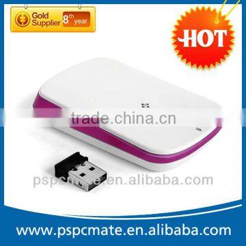 Comfortable Hand Touch Fashionable Multi-touch Wireless Optical Mouse