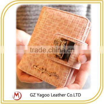 China Supllier New Products Colorful Leather Cheap Lady Wallet