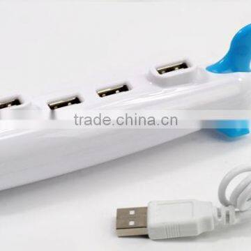 Airplane Shape High Speed 4 Port USB 2.0 HUB photo-5
