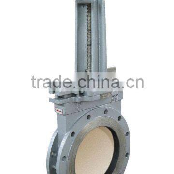 Knife gate valve