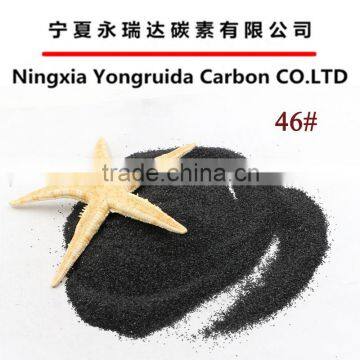 Refining top grade black fused alumina/corundum for polishing