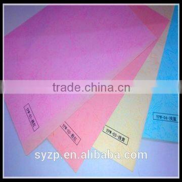 2015-15 colors plain print embossed goffered paper/tree barks paper for book binding&cover