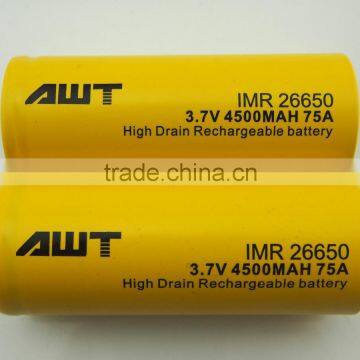 in Stock! Original Aweite 26650 18650 Rechargeable Lithium Battery 18650 Li-ion Rechargeable Battery (e-cig Mode) photo-2