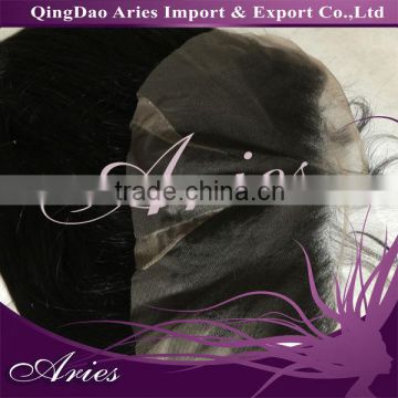 Hot selling virgin remy lace front closure with baby hair