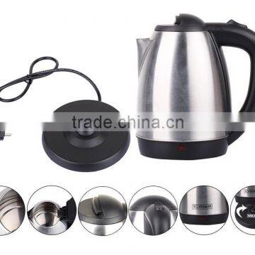 1.8L CE RoHS Stainless Steel Electric Kettle