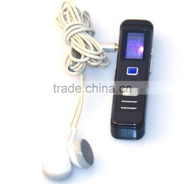 Black Color LCM Screen 8GB Digital Voice Recorder Model Q23