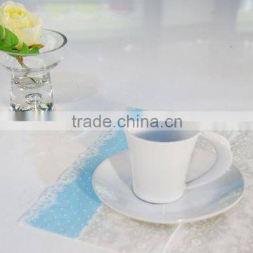 Ceramics coffee cup & saucer set