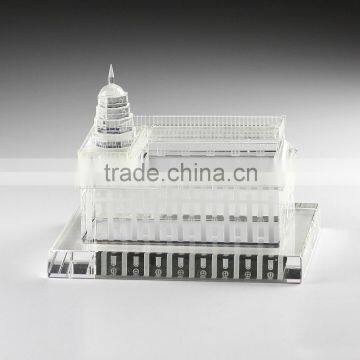 Crystal building model house modelart crafts