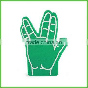 Three finger Cheering PU Sponge Foam Hand