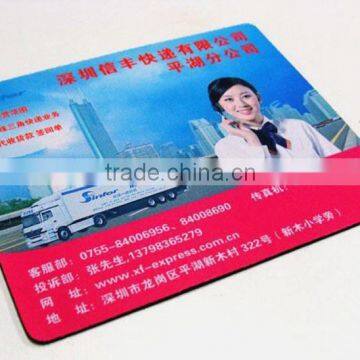 Promotional fabric cheap aluminum mouse pad