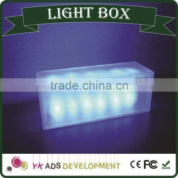 acrylic led display box waterproof and anti-rust CE UL RoHS LED lighting wall mounted,ceiling hanging