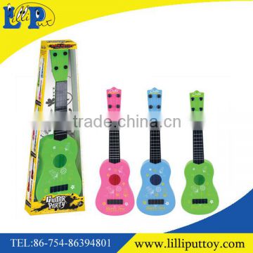 Colorful small toy guitar with light and music