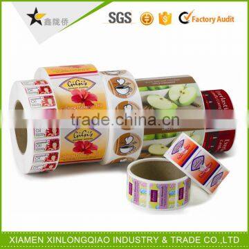 Customized Waterproof Cold Resistant Refrigerator Sea Food Label Sticker Printing