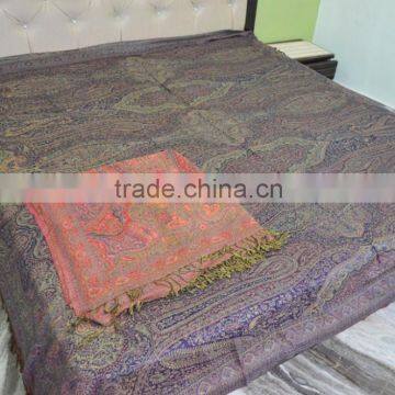 Decorative viscose bedspread