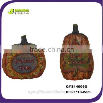 Charactor resin thanksgiving pumpkin